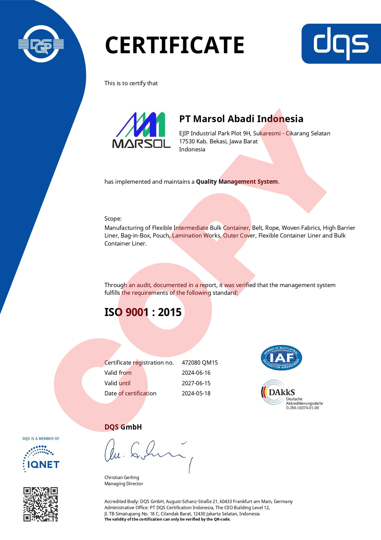 ISO 9001:2015